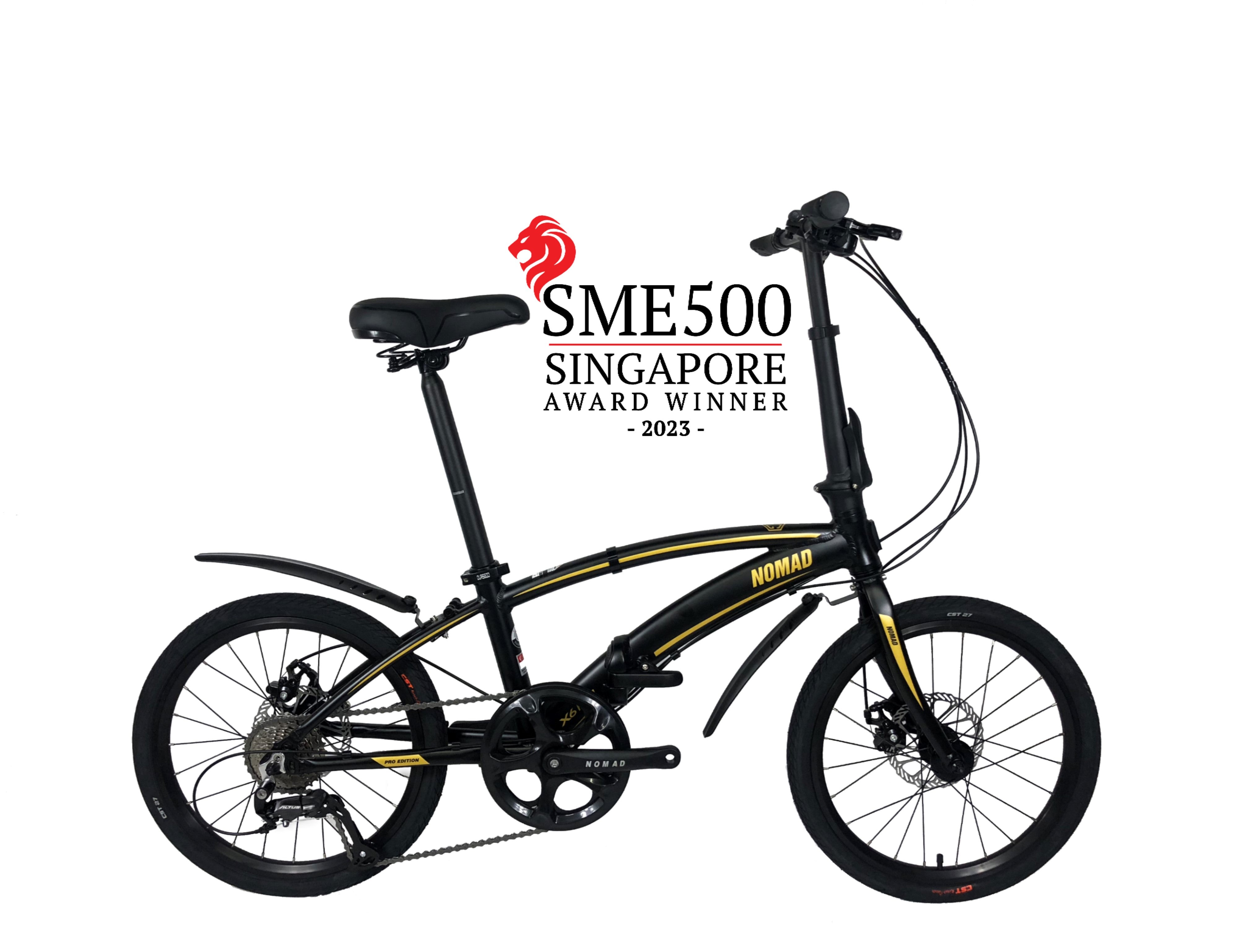 🔥Nomad X6 PRO 9 Speed Shimano Altus Groupset | 6061 Aluminium Grade Foldable Bicycle | (20 Inch) 406mm Wheel | Singapore Brand🔥
