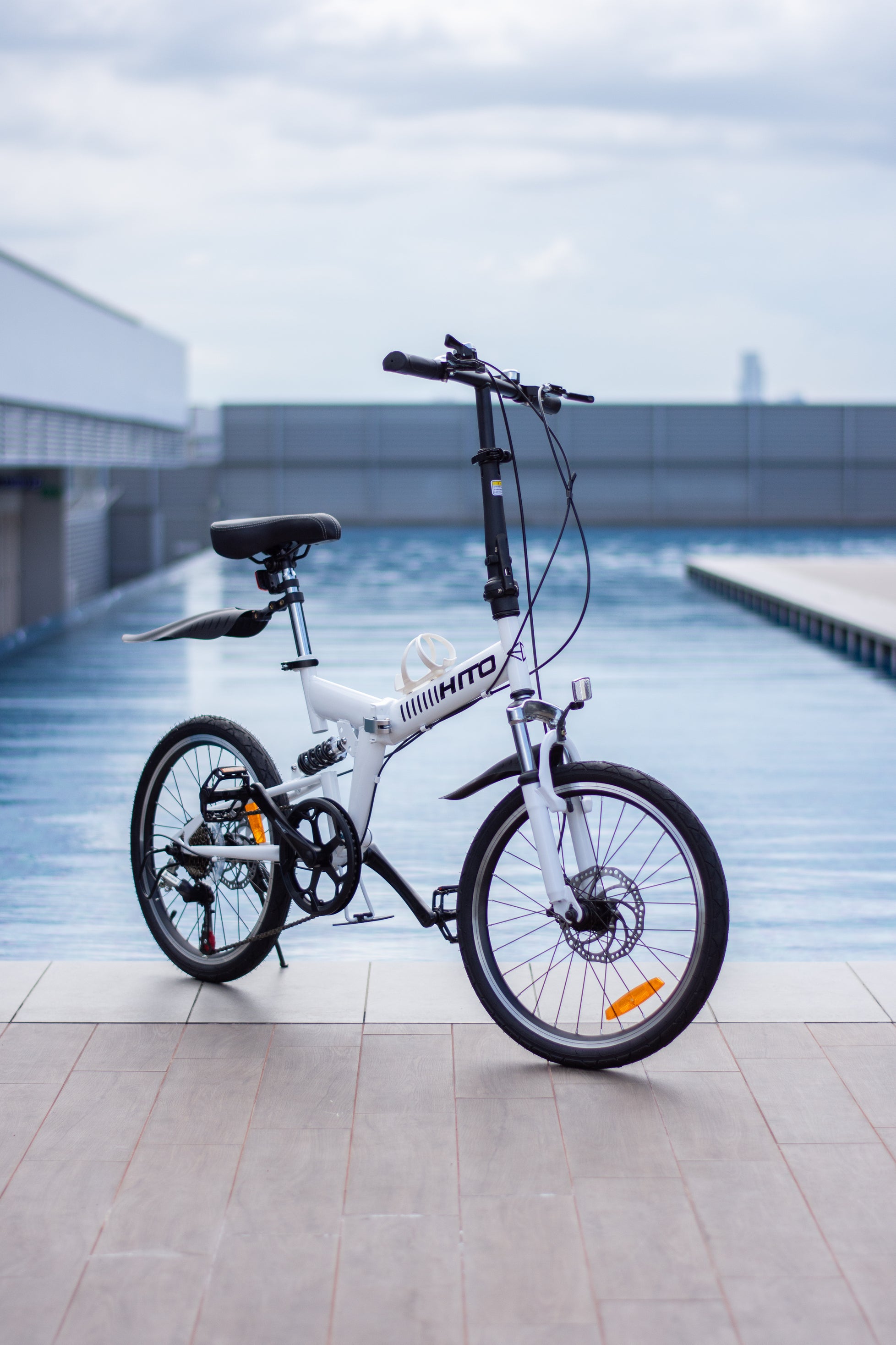 Folding bike cheap with suspension