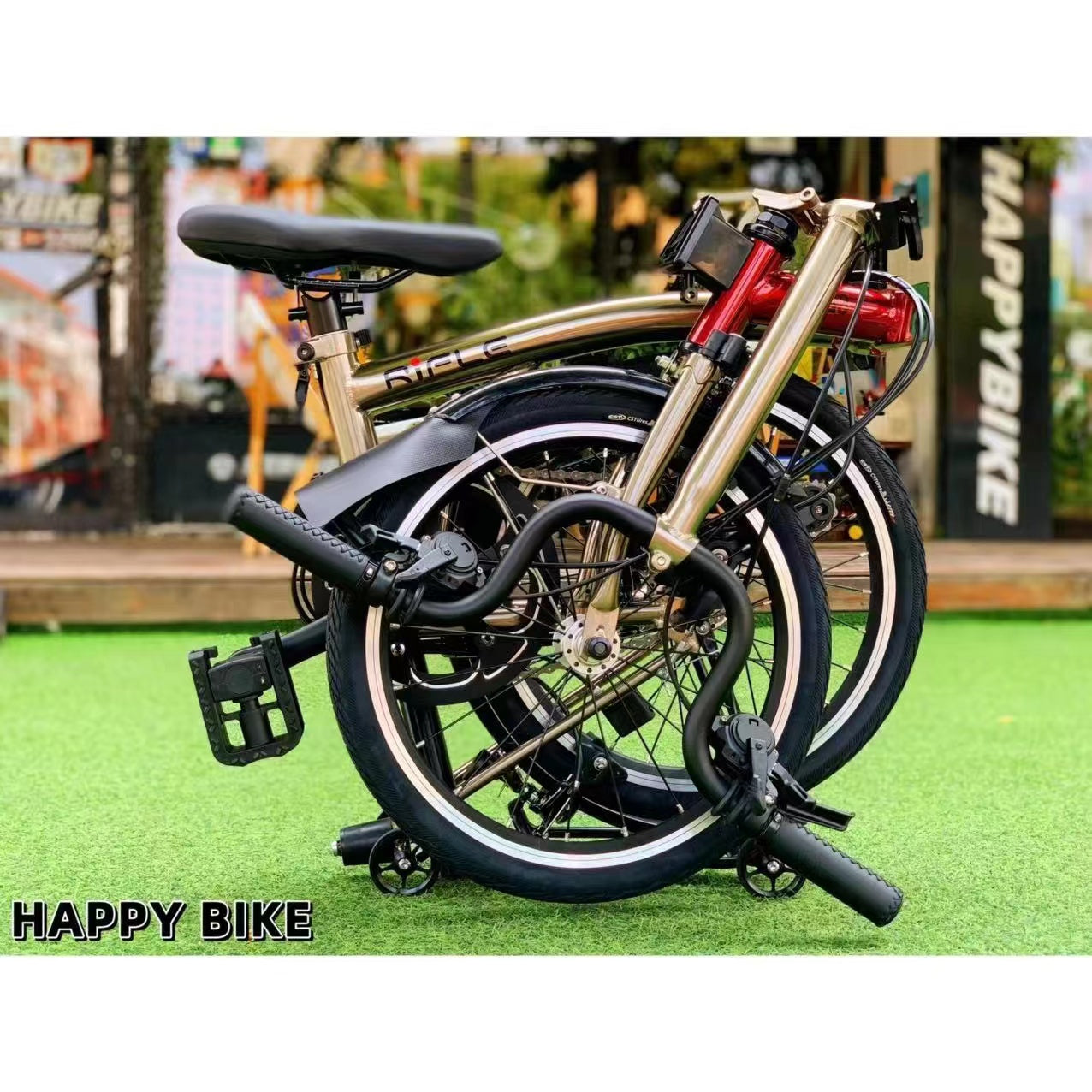 Trifold bike discount